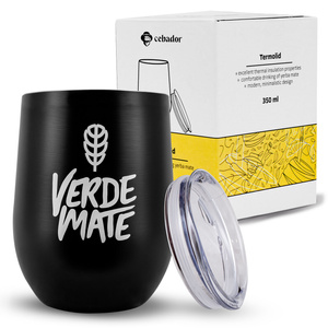 Yerba Mate Set: Thermische Mate Beker TermoLid + 2x Bombilla