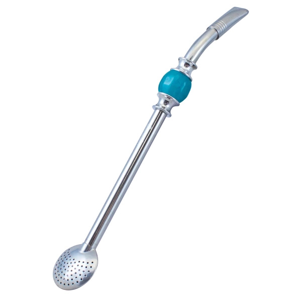 Bombilla Bomba met blauwe steen