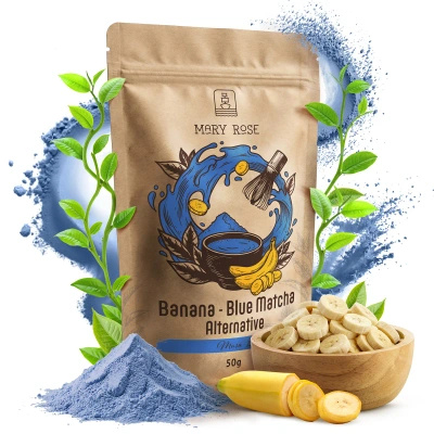 Mary Rose – Blue Matcha Alternative – Banaan (poeder) 50 g