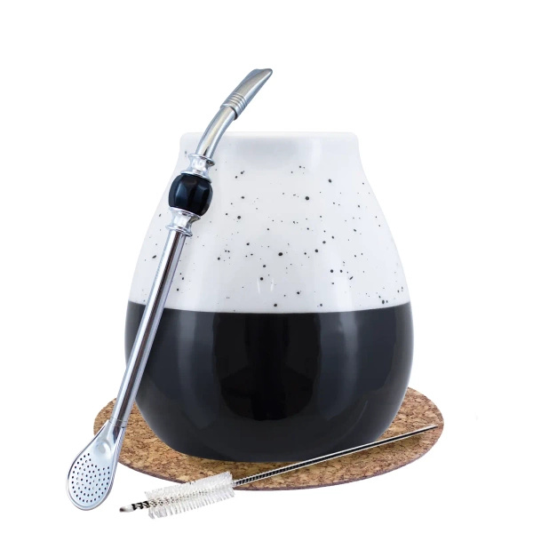 Yerba Mate Set: Kalebas + Bombilla