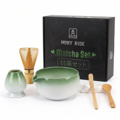 Cadeauset: accessoires voor het bereiden van matchathee