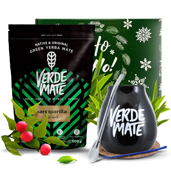 Geschenkset Yerba Mate Verde Mate Sarsaparilla 0,5kg