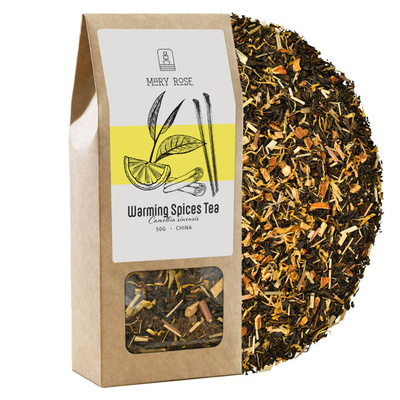 Mary Rose - Warming Spices Thee - 50 g