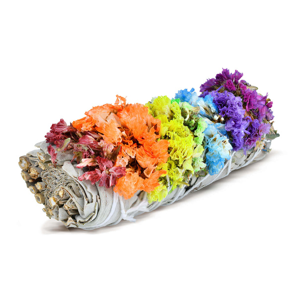 Geschenkset: Palo Santo 50 g + witte salie "Zeven Chakra's