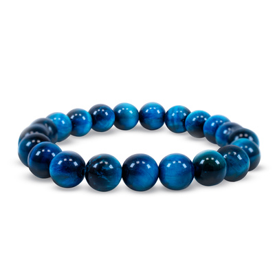 Armband met blauwe tijgeroog