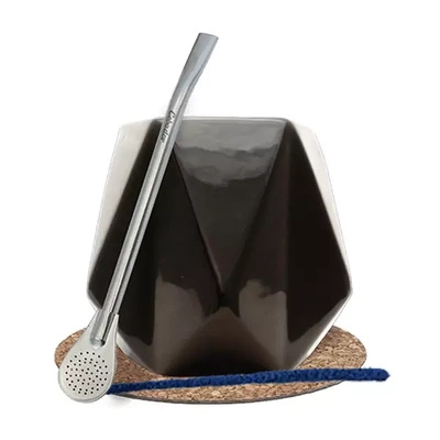 Set Gourd Diamante voor yerba mate