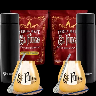 Yerba Mate Set voor twee + Thermos