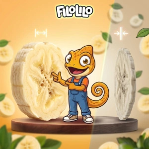 FiloLilo – Gevriesdroogde bananen (schijfjes) 100 g