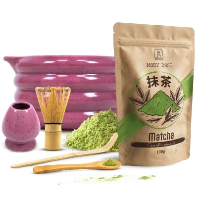 Matcha theezetset: matcha 100g + accessoires