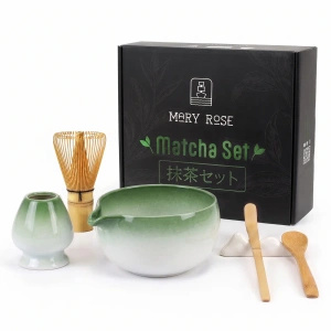 Cadeauset: accessoires voor het bereiden van matchathee