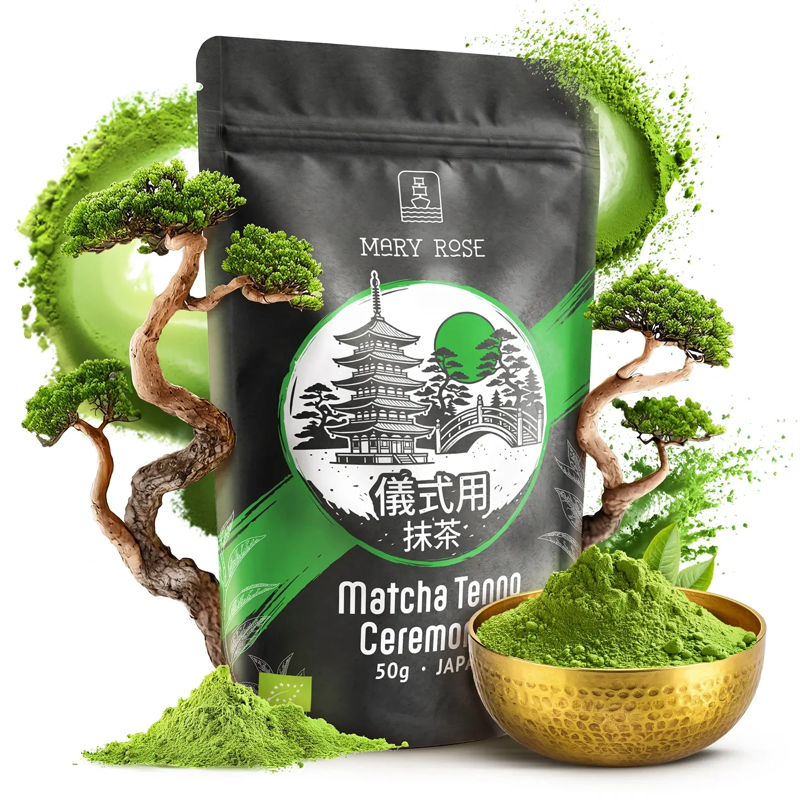 Japanse ceremoniële matcha BIO Mary Rose