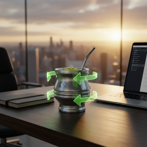 TermoColador – thermosbeker voor yerba mate – 190 ml (zilver)