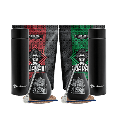 SET Yerba Mate accessoires voor twee thermosflessen