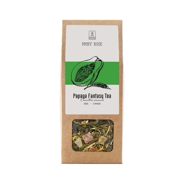 Mary Rose - Papaja Fantasie Groene Thee - 50g