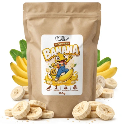 FiloLilo – Gevriesdroogde bananen (schijfjes) 100 g