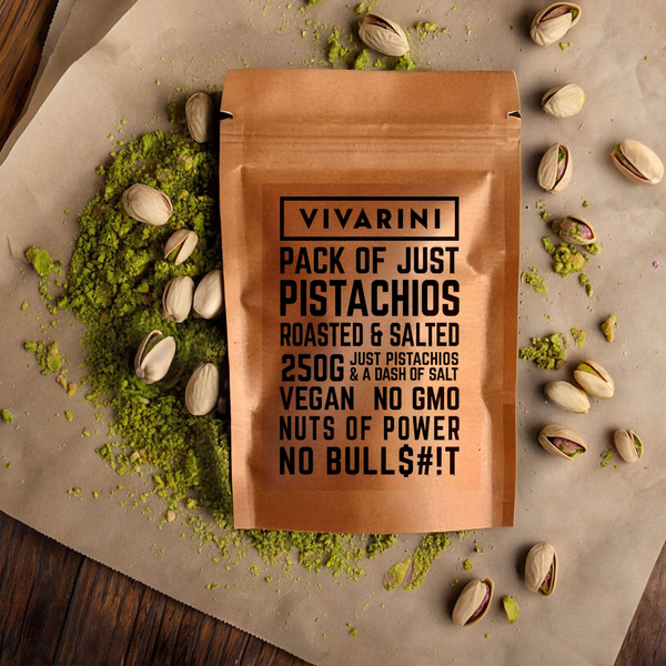 Vivarini - Geroosterde en gezouten pistachenoten 250 g