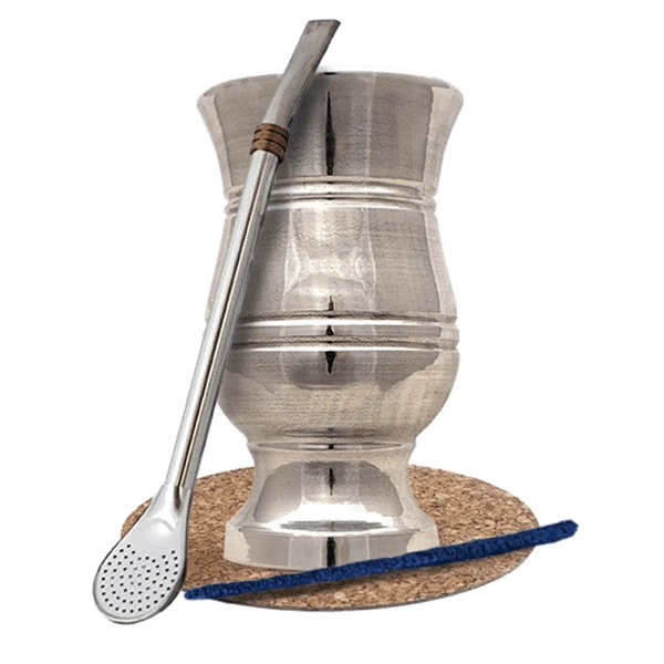 Accessoireset voor yerba mate: Palo Santo + Bombilla