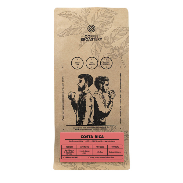 Coffee Broastery - Hele Bonen Koffie Costa Rica San Rafael Speciality 400g