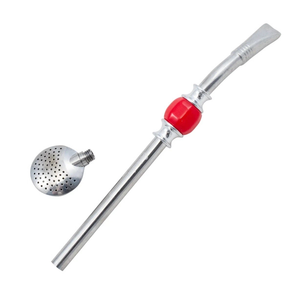 Bombilla Bomba met rode steen