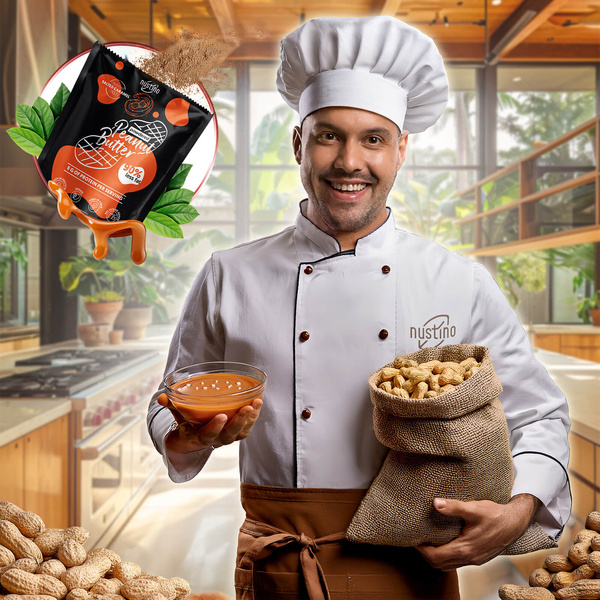 Nustino – Pindakaas in poedervorm – Salted Caramel (geen suiker toegevoegd) 400 g