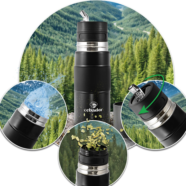 Yerba Mate Set Guarani 500g 0,5kg Yerbomos XL + Kalebas + Bombilla