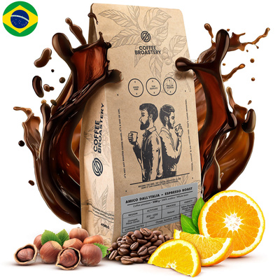 Bro Coffee Roastery - Hele Bonen Koffie Amico dall'Italia Espresso Roast 400g