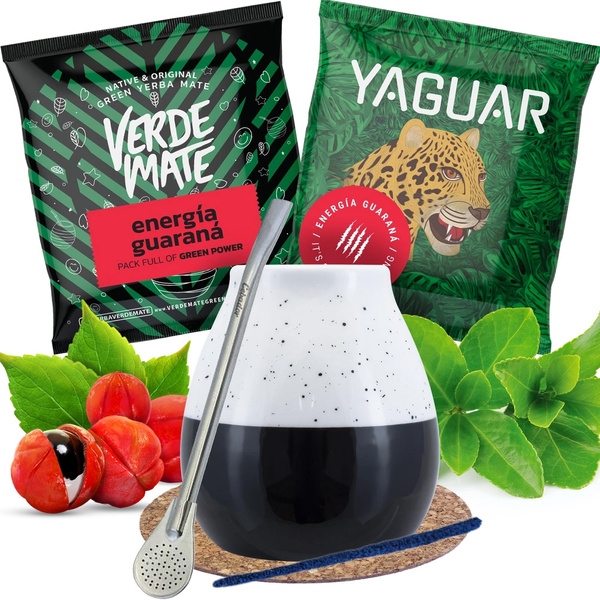 Yerba Verde Mate Bombilla Matero Accessoireset