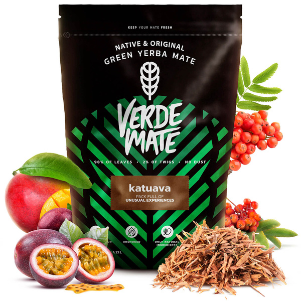 Yerba Verde Mate Katuava Temperamento 1kg set voor twee personen
