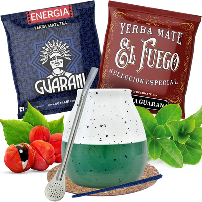 Yerba Mate set 100g Kalebas + Bombilla