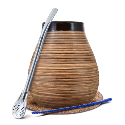 Yerba Mate Startset Kalebas + Bombilla