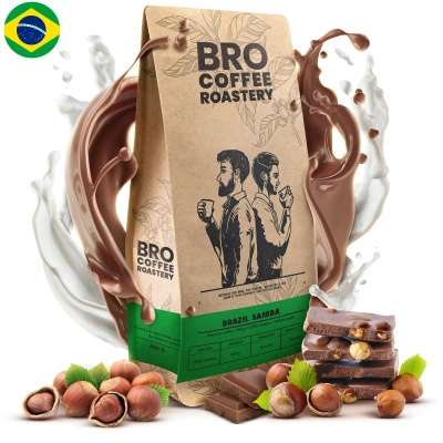 Bro Coffee Roastery – Hele Bonen Koffie Brazil Samba Premium 400g