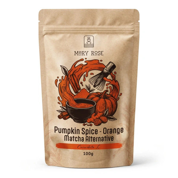 Mary Rose – Orange Matcha Alternative – Pumpkin Spice Powder 100g