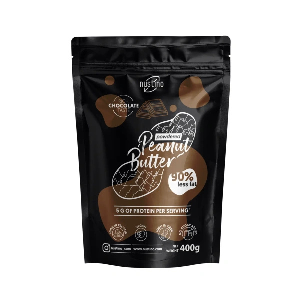 Set pindakaaspoeder Nustino: Classic + Chocolate 2x400g
