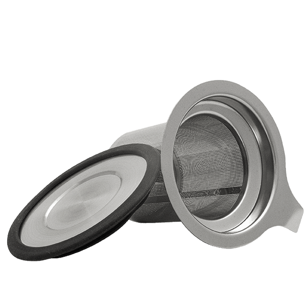 Zuigertje voor yerba mate / thee - "Enorme con tapa" model