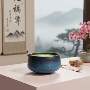 Ceremonieel set voor het zetten van matcha-thee: Japanse BIO matcha 30g + accessoires