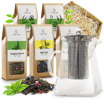 Mary Rose - Geschenkset van thee + theepot met waterkoker