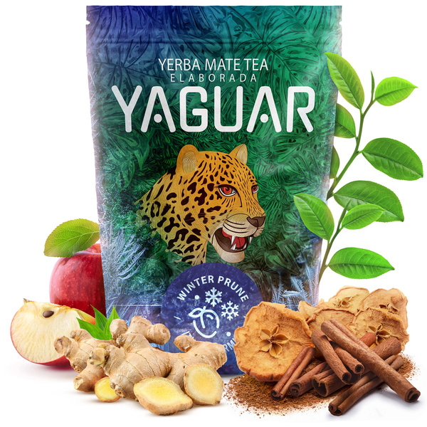Wintere Geschenkset Yerba Mate Yaguar Winter Prune 0,5kg