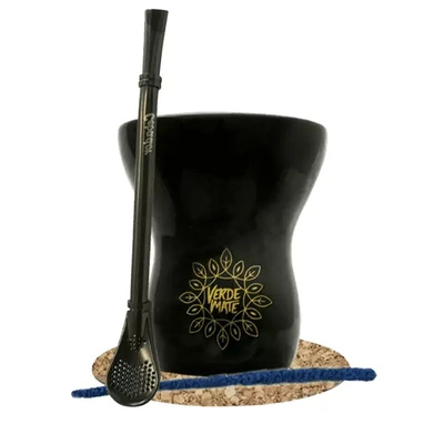 Yerba Mate Accessoireset: Kalebas + Bombilla
