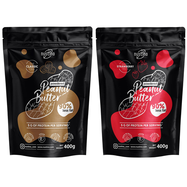 Nustino - Pindakaaspoeder 2x400g