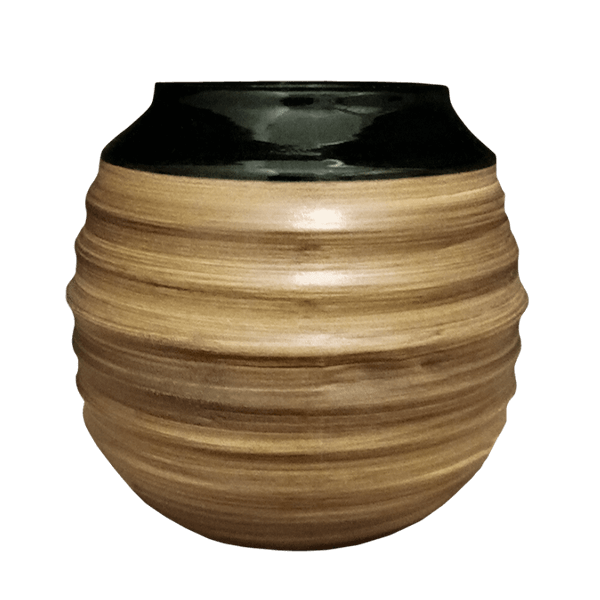 Kalebas keramiek zwart - Verde Mate - 300ml