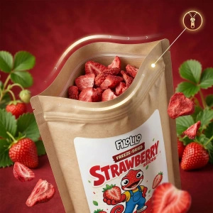 FiloLilo – Gevriesdroogde aardbeien (schijfjes) 100 g