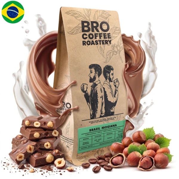 Bro Coffee Roastery – Hele Bonen Koffie Brazil Mogiana Premium 1 kg