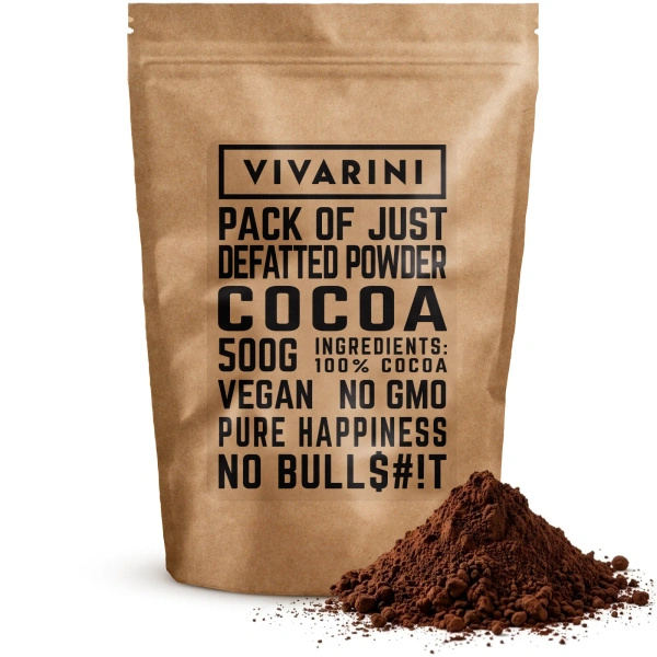 Vivarini – Gealkaliseerde cacao donker (poeder) 0,5 kg