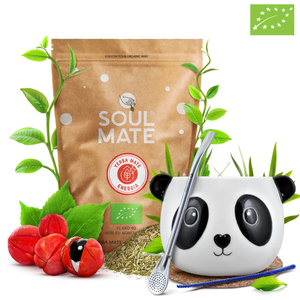 Yerba Mate set Soul Mate Energia 500g Kalebas + Bombilla