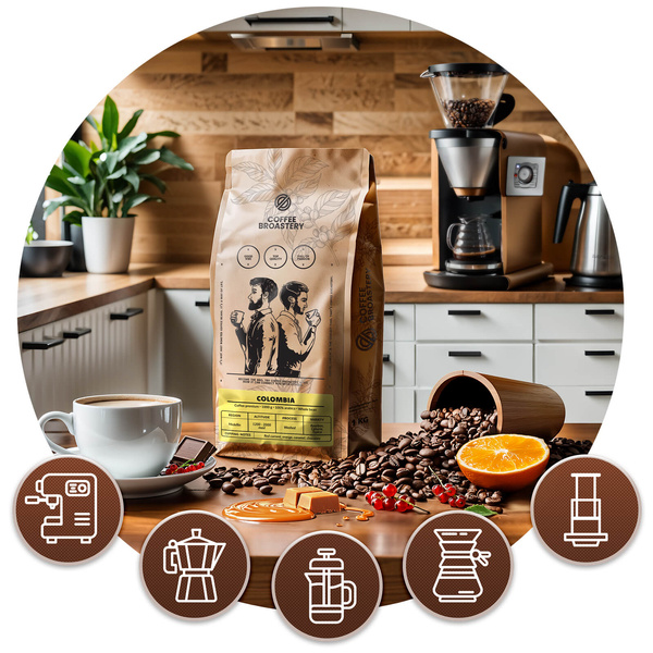 Bro Coffee Roastery - Hele Bonen Koffie Colombia Medellin Premium 400g