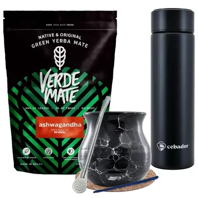 Yerba Verde Mate Ashwagandha 500g thermoset