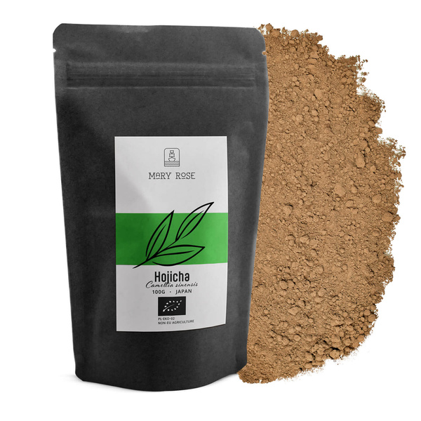 Mary Rose – Geroosterde groene thee Hojicha Powder (BIO) 100 g
