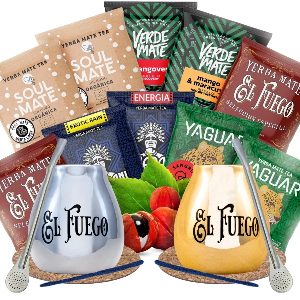Yerba Mate starter kit veel soorten voor koppels