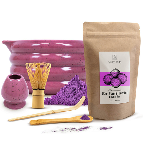 Set om Purple Matcha te bereiden