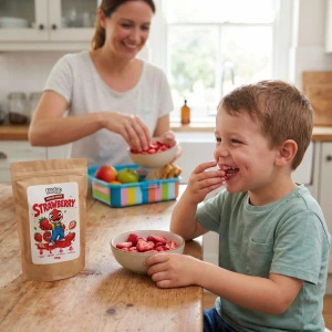 FiloLilo – Gevriesdroogde aardbeien (schijfjes) 20 g